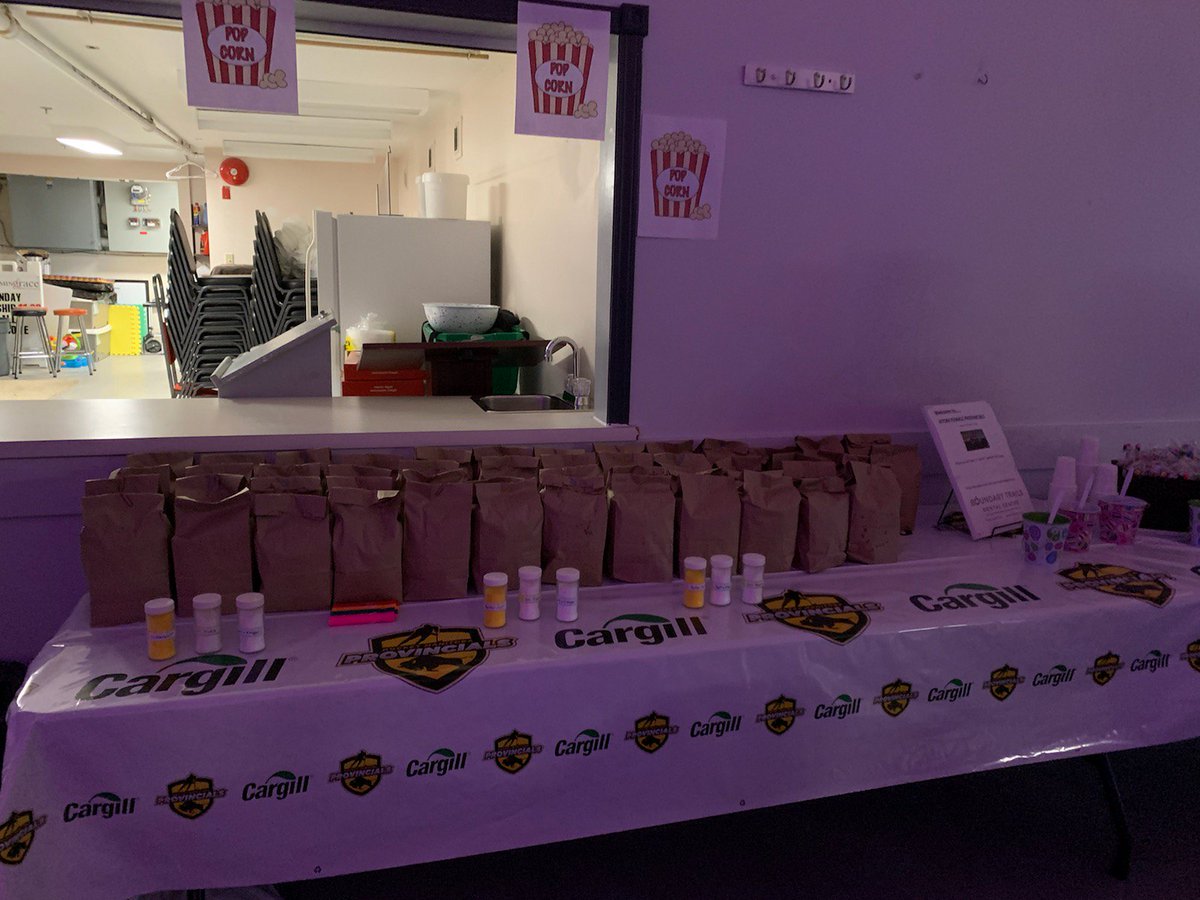 HMBProvAtmGirls's tweet photo. Toothbrush donated by Boundary Trails Dental Centre to get the candy out, Or maybepopcorn that was donated by the Stardust Drive Inn. People are still talking about the dance party! #OhWhatANight #BelieveInTeam #HMProvincials @hockeymanitoba @farmgirl3kids @CargillAgCanada https://t.co/0qgpnI4K01