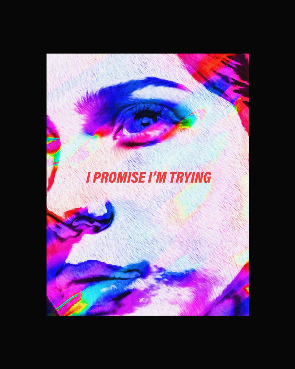 endlesshalcyon's tweet photo. i promise i'm trying, i really am. 😔

https://t.co/RTNJnkmCqm⠀⠀
⠀
#posterwall #editorialdesign #poster #posterlabs #swissposter #selflove #youarenotalone #beyourself #anxiety #vaporwave #glitch https://t.co/lwE6jYCuEz