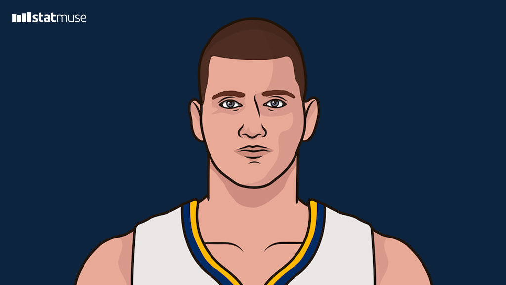 statmuse's tweet photo. Nikola Jokic is the first center in NBA history to reach 2,000 career assists before turning 26. https://t.co/ERqE3GJe6W