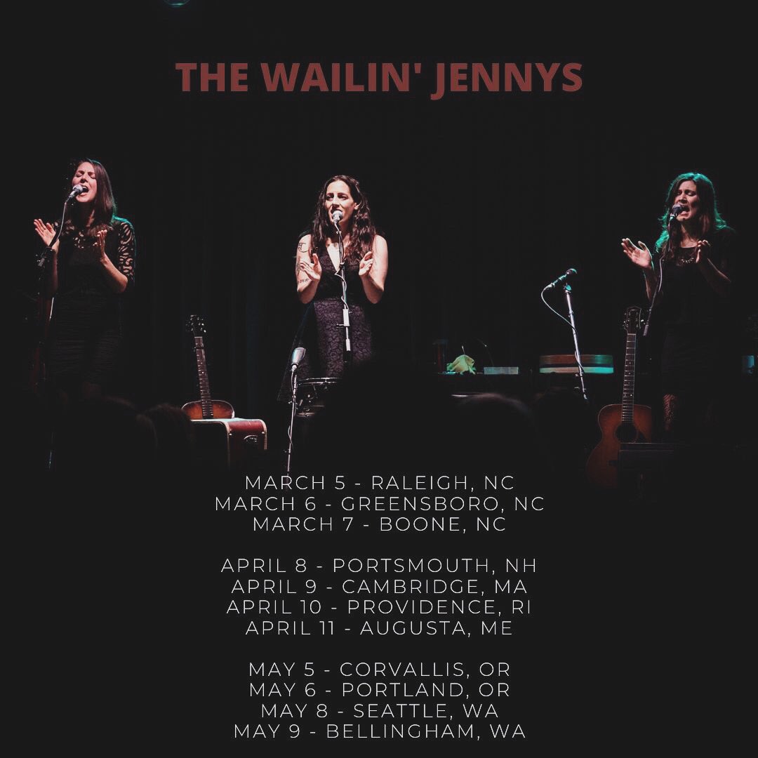 North Carolina! We’re coming for you THIS WEEK! Hope to see you all out there! 🙏😘 thewailinjennys.com/tour