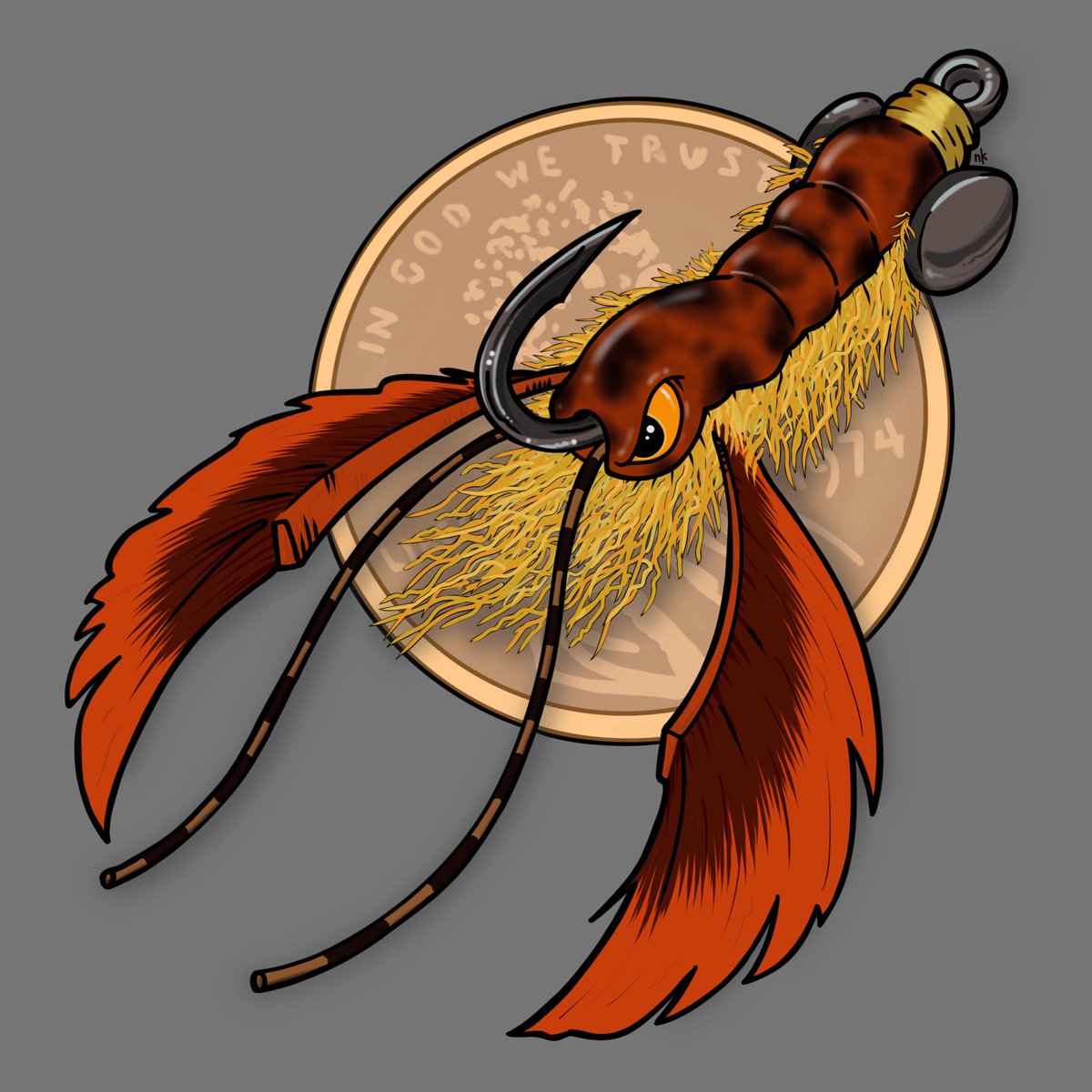 nathankarnes's tweet photo. A Hatchling Craw fly illustration...these little guys have some attitude!! https://t.co/ncajIE7OyE