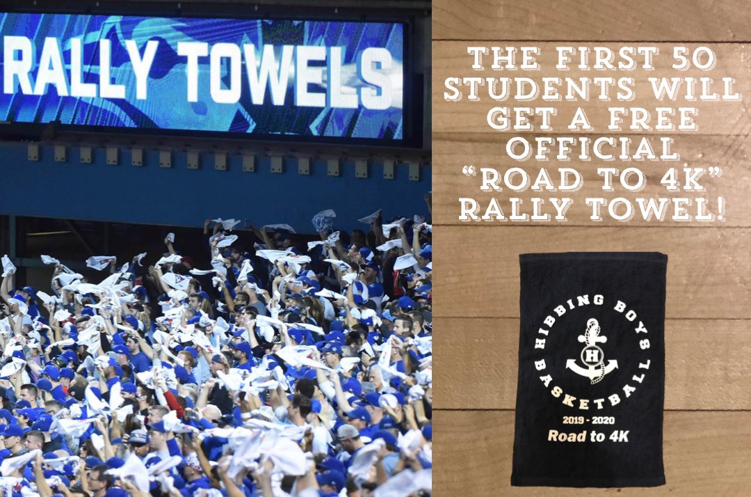 BluejacketBBall's tweet photo. Get there early to the boys basketball playoff game and the first 50 students get a free a Rally Towel.
Be LOUD!!!
#GoBigBlue
#HHS
#bluejacketbasketball🏀
#Playoff2PlayON https://t.co/Q3mgAT5Ef1