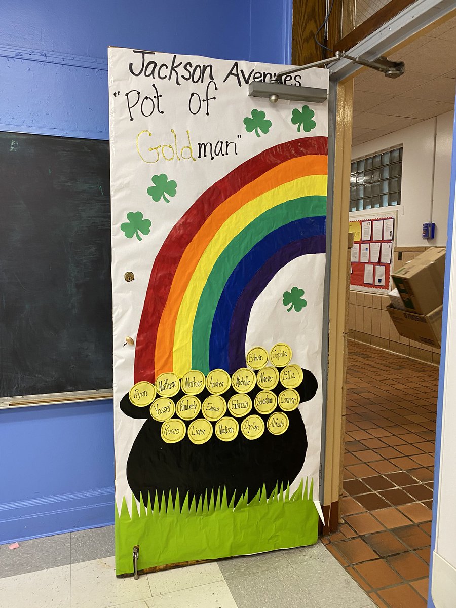 St. Patrick’s Day came early for <a href="/Jackson_Ave/">Jackson Ave School</a> pot of Goldman! ☘️