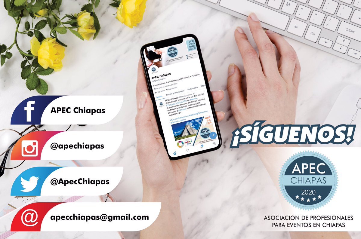 ApecChiapas's tweet photo. SÍGUENOS en nuestras Redes Sociales para mantenerte al día de las actividades que estamos creando para ti. 

INSTAGRAM
https://t.co/0zcQvsFA2B

FACEBOOK
https://t.co/Evfl2aXIFc

TWITTER
https://t.co/HyAqn6WNf0 

EMAIL
apecchiapas@gmail.com

#APEChiapas #TurismoDeRomance #Chiapas https://t.co/7mhfiSXs2q