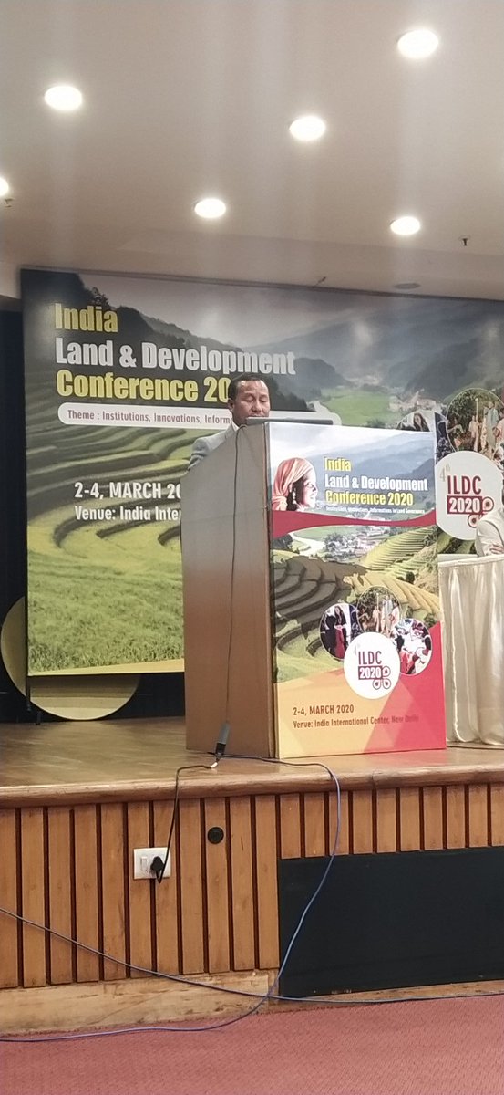 Jyotsna15741261's tweet photo. @IndiaLandConf  #ILDC2020  @dimgong says in #Northeast, #land is #culture, #identity and #religion . #People and #land can't be #separated.@Center4Land @landportal,@NRMC_Impact https://t.co/tyegagAnc9