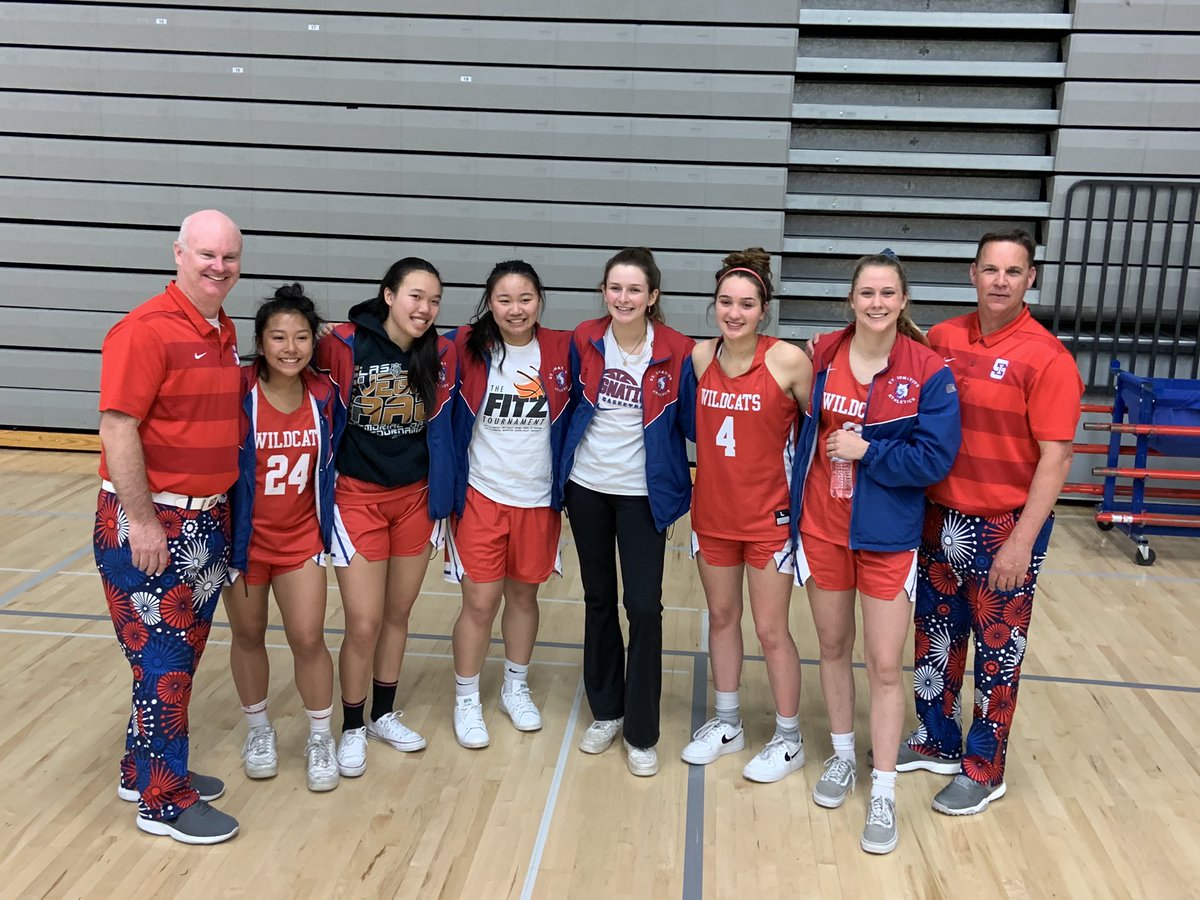 SIscores's tweet photo. Varsity Girls Basketball
Thank you Seniors...best of luck in your future endeavors! 

(L to R) Kaylee Sobrepena, Jalene Gee, Diary Khin, 
Tessa Keane, Rachel Harvey,
&amp; Angie McAdams. And of course, the sharply dressed coaches Mike Mulkerrins and Bill Kelly. https://t.co/nktoXyf9bK