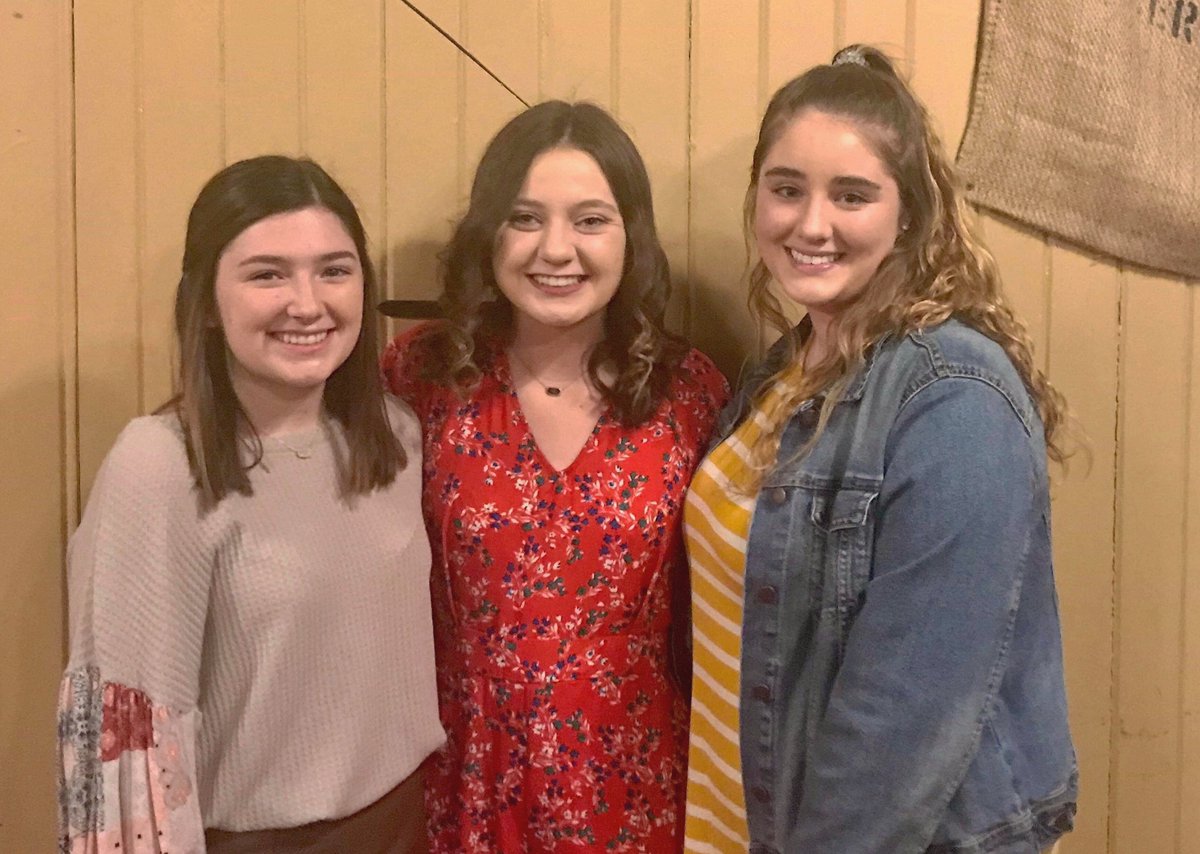 Tonight at the Red Bud Women’s Club meeting Emma Roscow, Abby Wolter, and Kailyn Moeller shared their vision behind Believe in Kindness. They are a positive influence in the school and the community! <a href="/BelieveInKindn1/">Believe In Kindness</a> #redbud132 #makingeveryoneproud