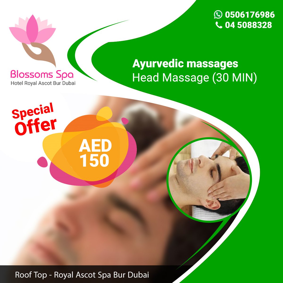 spa_blossoms's tweet photo. Time for selfcare!💆🏻🌿
Kerala style holistic massage now in Dubai🔥

With offer💥 Only @Blossomsspa🌹

#keralamassagecenter #ayurvedicmassage #blossomsspa #dubaispa #dubaispa #massagecenterdubai  #dubaiparlour #spaoffer #skincare https://t.co/Y6sdgE9Haw