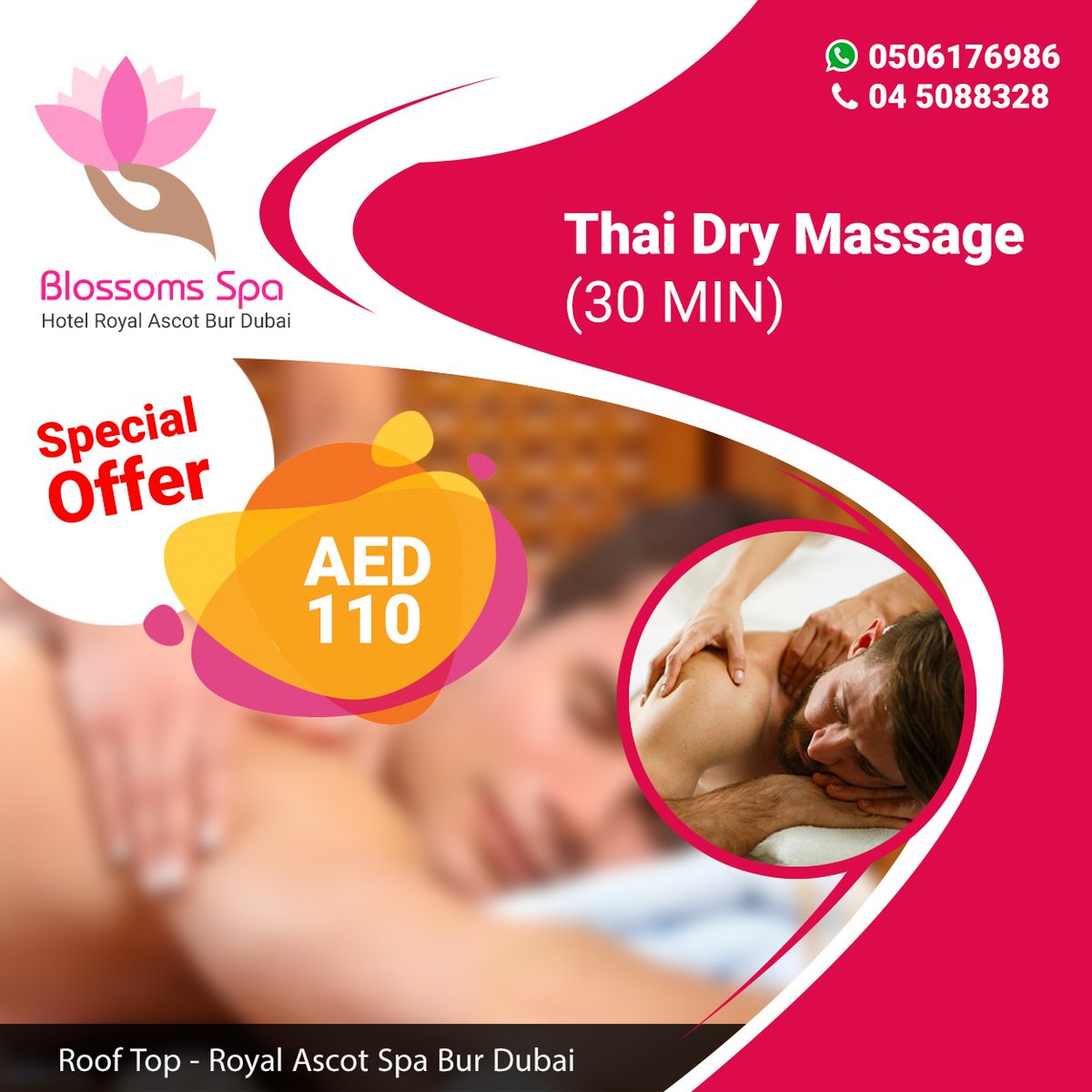 spa_blossoms's tweet photo. Wondering how bliss it is to have a Thai-Massage ? 💆🏻

Try out yourself🌿✔
Special Offer 🔥@Blossomsspa🌹

#keralamassagecenter #thaimassage #dubaispa #blossomsspa #fullbodymassage #ayurvedicmassage #DubaiMarina https://t.co/OxhPmlyuJQ