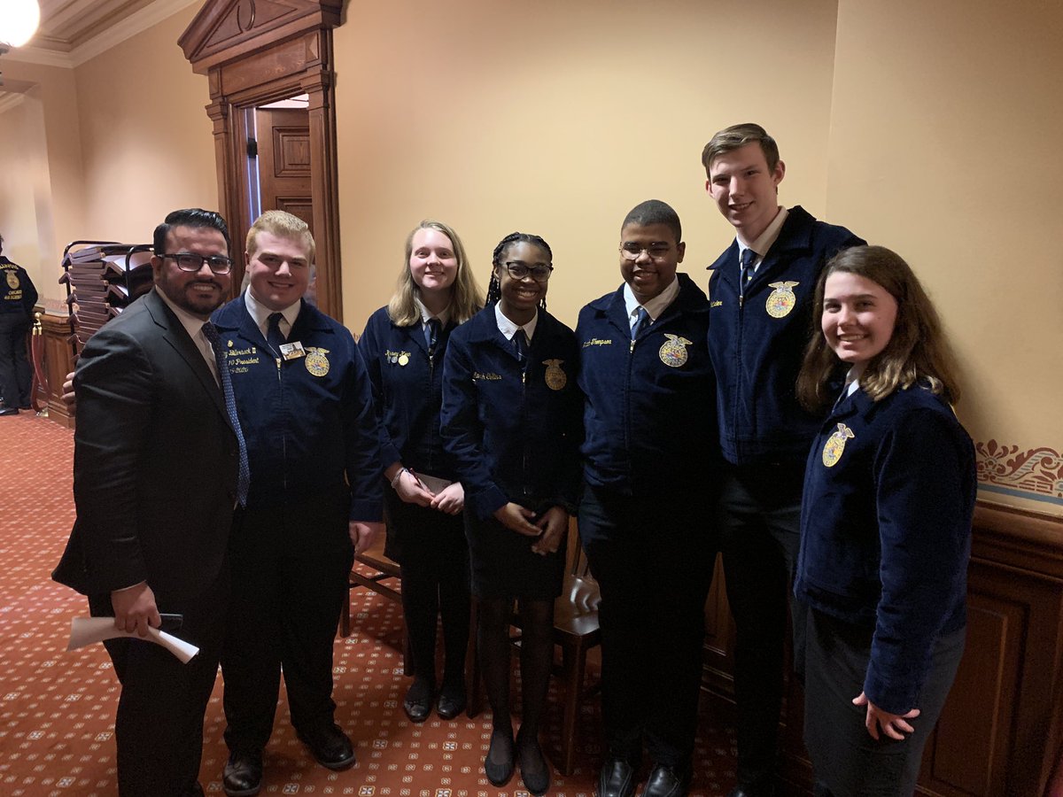 Normal FFA (@normalffa) on Twitter photo Thank you to Senator <a href="/OmarAquinoIL2/">Omar Aquino</a> for meeting with us today about the importance of agriculture: Illinois’s #1 industry! We look forward to your support of the Ag Education line item! Thank you to Senator <a href="/OmarAquinoIL2/">Omar Aquino</a> for meeting with us today about the importance of agriculture: Illinois’s #1 industry! We look forward to your support of the Ag Education line item!