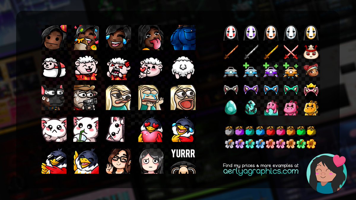 AerlyaGraphics's tweet photo. Twitch Affiliates are getting more treats 🌿👀

Bit reward emotes are coming in waves, and affiliates now also have a 2-month subscriber badge ! For any previous client who would like a recolored version of their badge, they'll be discounted to $5/ea for a limited time. 😊 https://t.co/26lD8teW4P