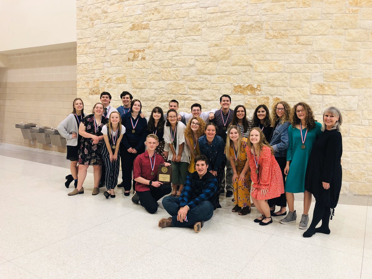Congrats to our amazing One Act Play! Onward to Bi-District!! #ourfutureisbright😎