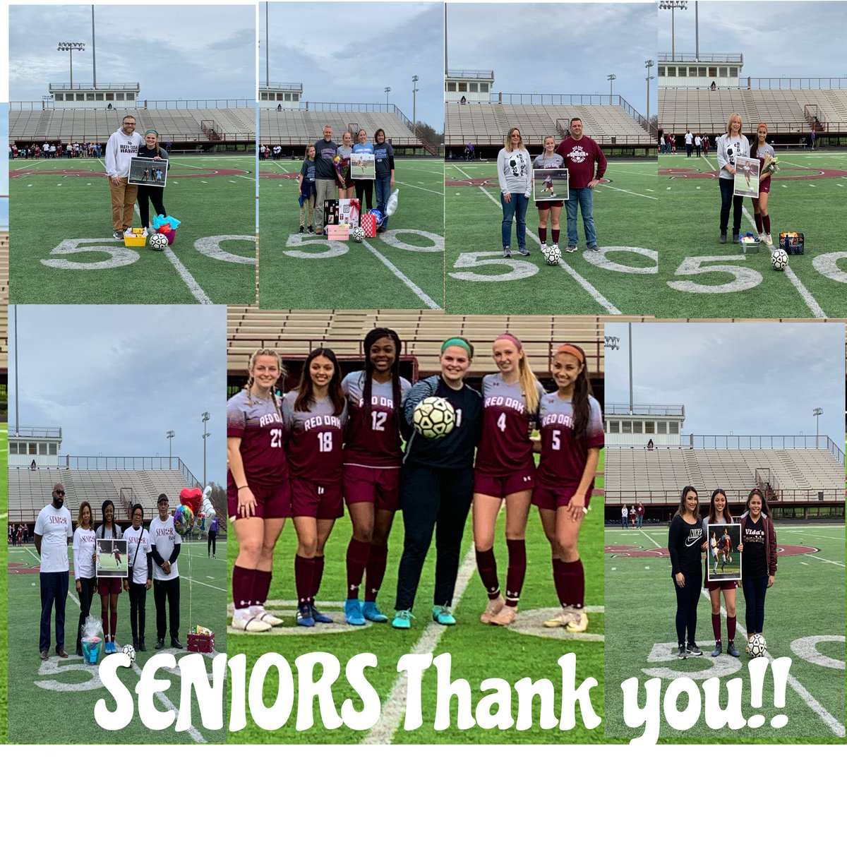 ROHawksoccerLdy's tweet photo. What a great night to honor the seniors and their families. These girls have put in so much work over the years and we can’t thank them enough. Thanks to their families for their support. Let’s finish the year strong. #whynotwhat #beyourbest https://t.co/hbSjLQYc4W
