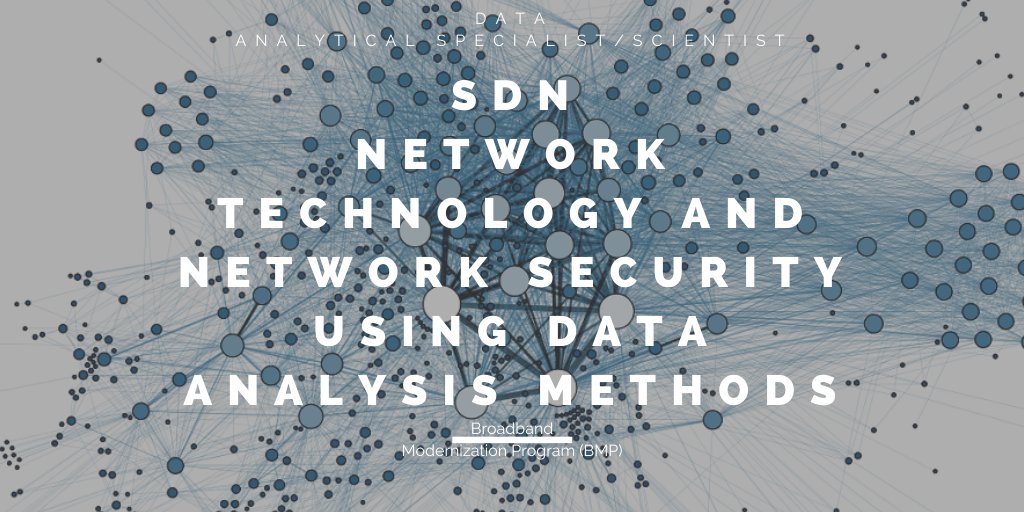 stepXstepps's tweet image. Data Analytical Specialist/Scientist for Network Technology & Security contract on 4 month engagement! stepbystepprofessionalservices.ca/jobs/#/jobs/776
#networkdataanalysis #sdn #datascience