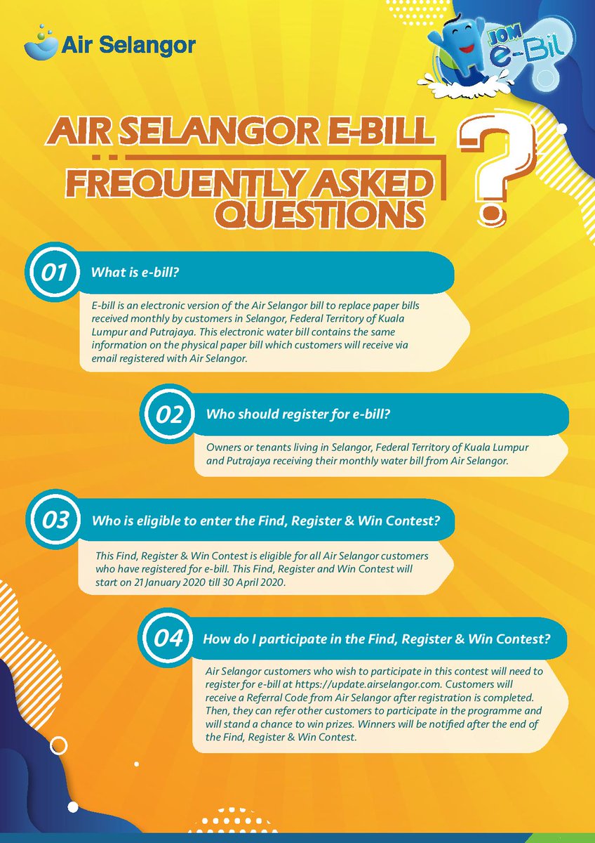 Selangor payment air FAQ »