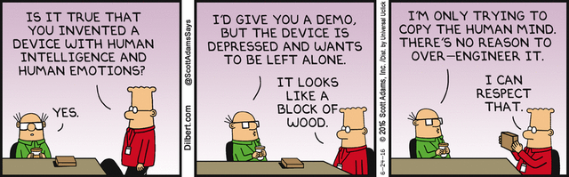 burkov's tweet photo. Dilbert nailed it. https://t.co/sBzlIpihru