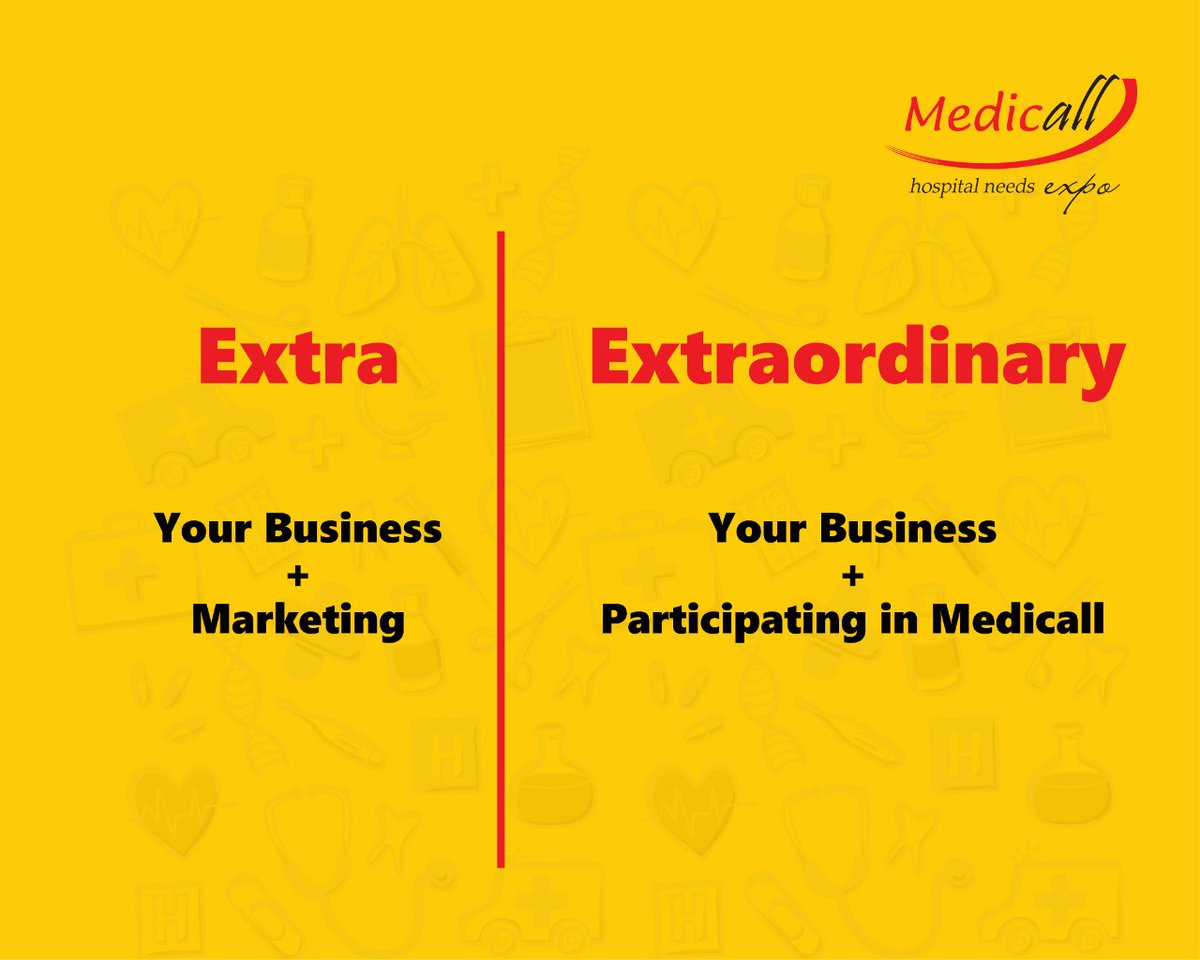 medicallexpo's tweet image. India&apos;s Largest &amp;amp; No.1 Medical Equipment Exhibition. Come Visit us at India&apos;s Premier Medical Equipment Show!
#extraformat #topicalspot #momentmarketing #TrendingNow #MedicareForAll #healthcare