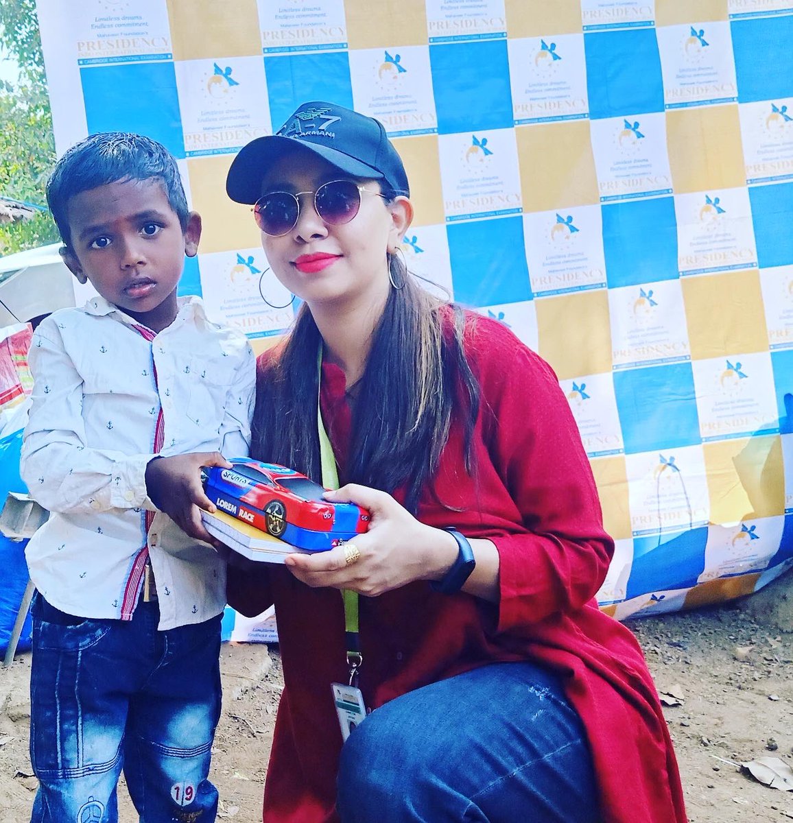 icse_school's tweet photo. “Deeds of Giving are the very foundations of the world “. 
Event - Joy Of Giving by the students of Presidency School. #communityhelpers https://t.co/T9csnw6N93