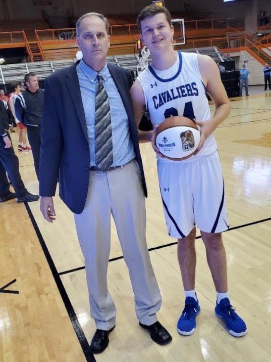 Congratulations Ryder Kirsch on scoring your 1,000 career point. Go Cavs!