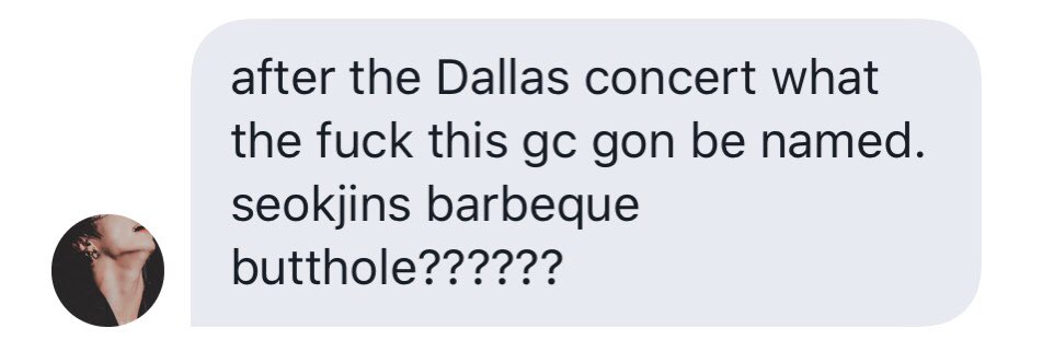 things the gc i’m in says that sounds fake but is true; a much needed thread