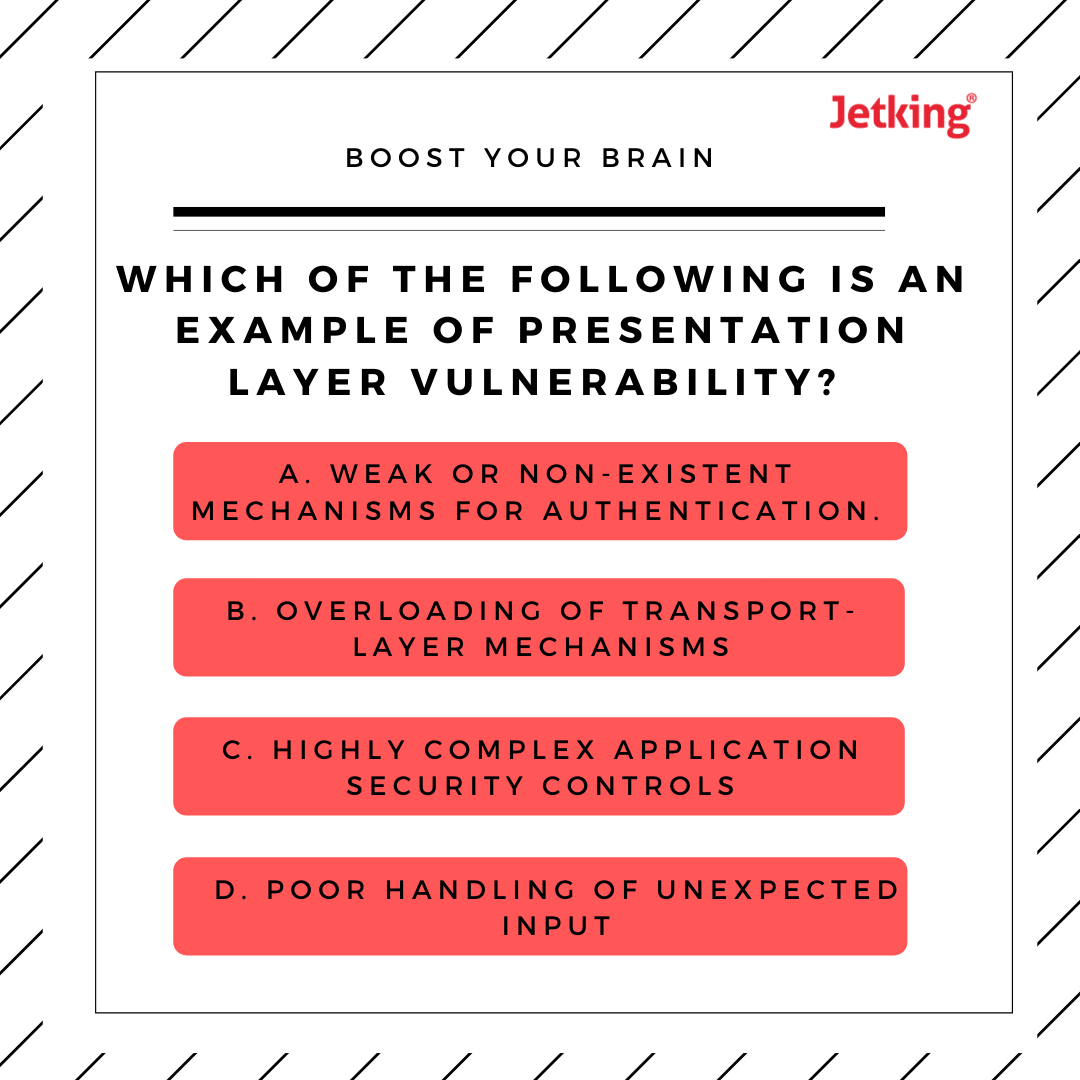 JetkingLtd's tweet photo. Wednesday quiz!
Test your knowledge by answering in the comments below.
#quiz #brainteasers #braingames #cybersecurity #ethicalhacking #privacy #security #wednesdayquiz #wearejetking #jetkingindia https://t.co/aHMeuxAmkv