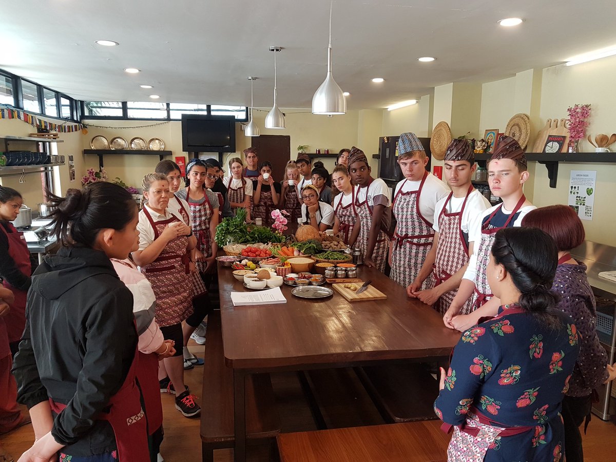 DCDofE's tweet photo. Team 1 is ready for cooking class in their community work. They are making rice pudding, vegetable curry, fried potatoes, lentil soup and rice. https://t.co/9ZjHbwYPG8