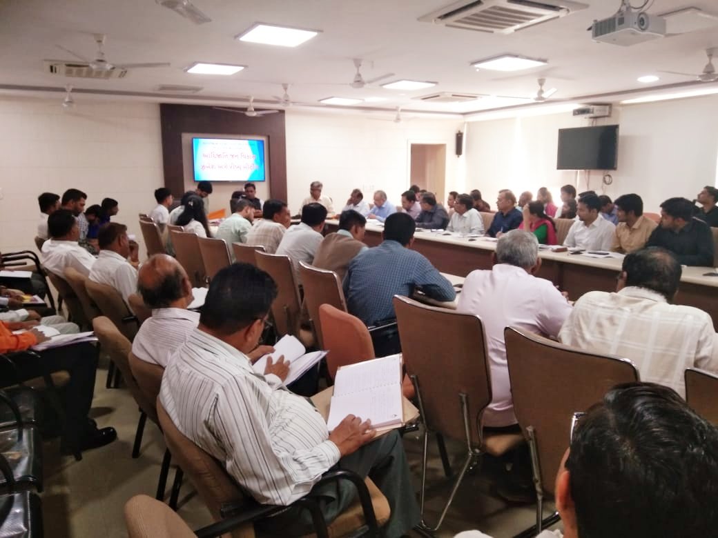 Review meeting  of Jan vikas campaign conducted with all district level officers and liasion officers at Arravali..