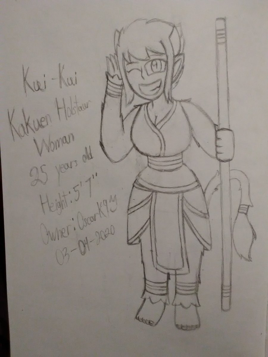 HolstaurL's tweet photo. Admin, OscarK9: March the 4th! New day, new holstaur to create! :D

Here's a 5' 7" martial artist that's carefree and optimistic Kakuen/Holstaur; Kui-Kui! ^^
@HolstaurL #HolstaurLand #Holstaur_Land #MooMooMarch #MooMooMarchChallenge2020 #MooMooMarchChallengeDay4 #Holstaur #Kakuen https://t.co/QLSwPOslPo