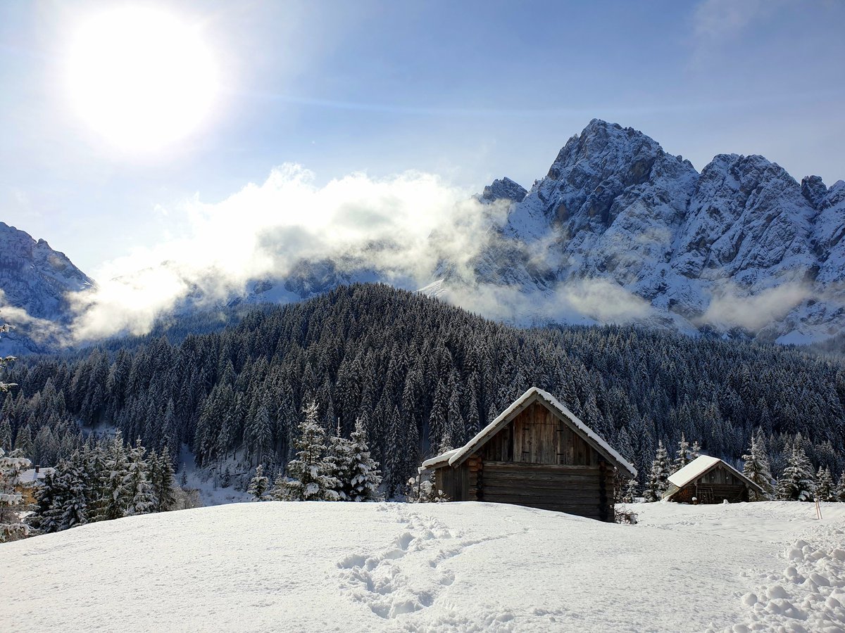 monibertarelli's tweet photo. #labellezzaècontagiosa @radiodeejay #Sappadaterradicampioni una vallata magica dove ieri sono scesi 50 cm di neve! La bellezza di Sappada è anche nella sua cultura: qui si parla una lingua germanofona...incomprensibile per gli stranieri 😊 https://t.co/lTjK4HKsGm https://t.co/DDqDgELXdm