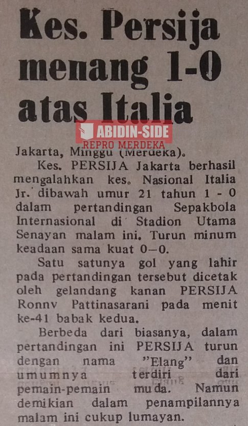 AbidinSide's tweet photo. Kita pernah kok menang lawan negaranya @MarcoMotta47
Ada yang tau ini tahun berapa?
https://t.co/krG02LJqfj
#AbidinSide
#GoodwillandFriendship
#Italia
#Ragusa https://t.co/Q8pRFvmEle