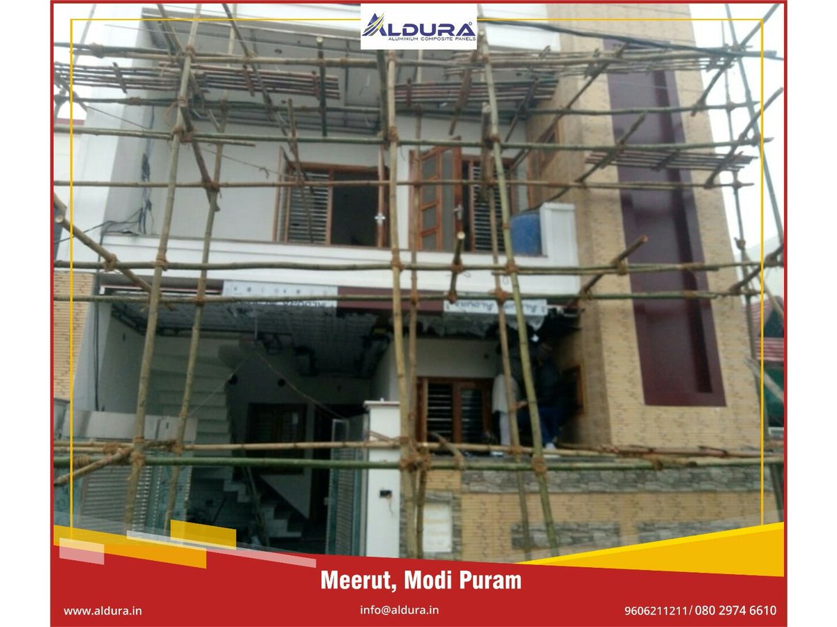 AlduraIndustry's tweet photo. Your Thoughts, Our Design.....Aldura ACP on a roll.
.
Our Project of ACP Power Series at Meerut (Modi Puram), Uttar Pradesh within 1500 square feet.
For enquiry call us @ 9606211211
#Quality #Durability #Service
#Meerut #Modipuram #UttarPradesh
#Alduraindustries #acppowerseries https://t.co/qHqi4fUps2