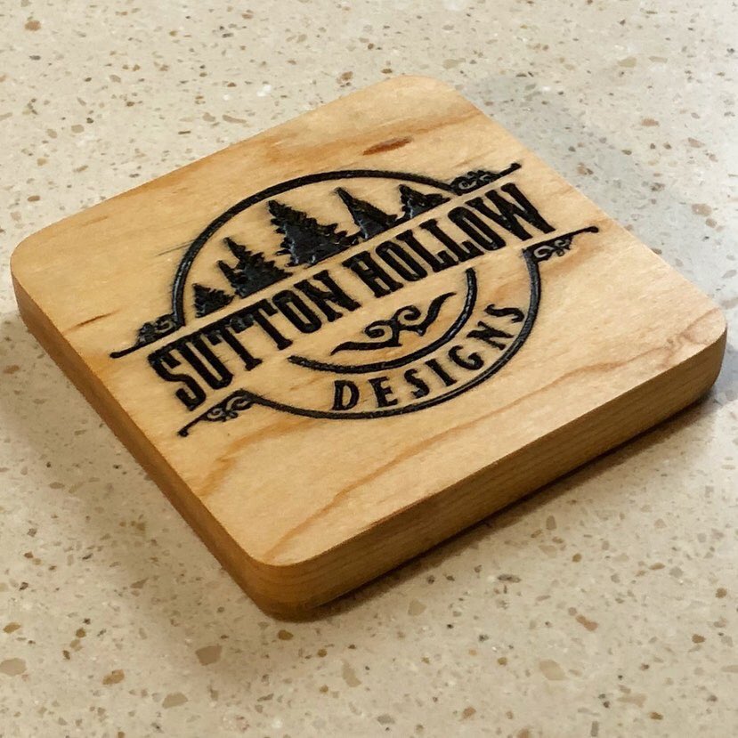Making wooden logo coasters. Super happy with these! :)
.
.
#drinkcoasters #customcoasters #barcoasters #pubcoasters #woodworking #woodcarving #woodcraft #forthekitchen #wooddesign #wooddesigns #drinkresponsibly #responsibledrinking #custommade #custom #suttonhollowdesigns