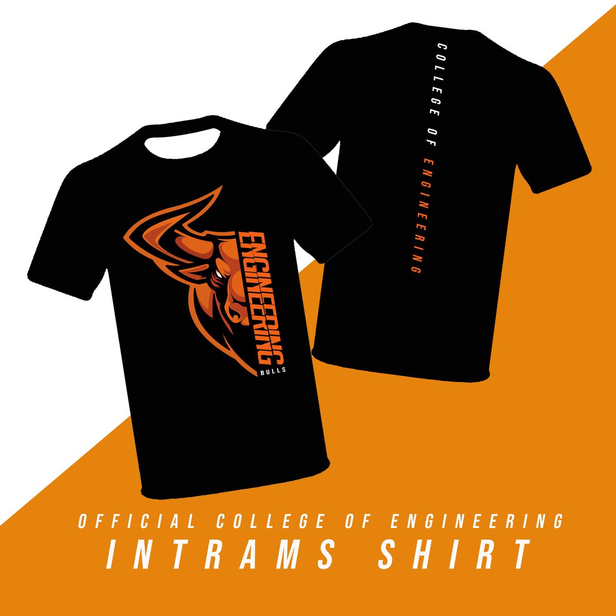 USePCEBulls's tweet photo. This is the new official shirt and jersey of the USeP College of Engineering.
CoE Shirt- Php 250.00
Upper jersey -Php 500.00
Lower jersey - Php 600.00
For more information, visit the CELC office.
Design Credits:
Shirt: John Andrie Penales
Jersey: Vince Acompañado
#USePEnggBulls https://t.co/SrFN4mU8MN