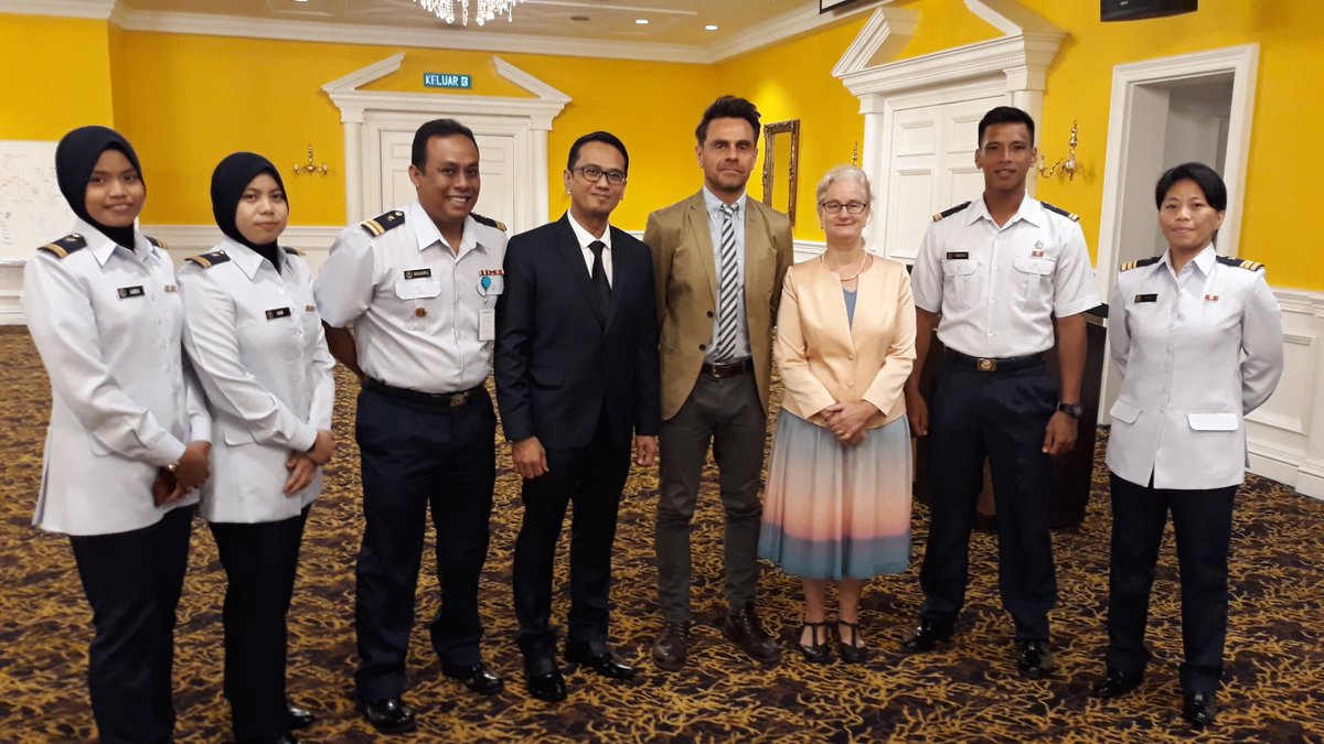 🇲🇾 law enforcement officers' capacity to meet needs of women in cross-border situations is essential for combating #HumanTrafficking &amp; migrant smuggling. Great turn out from <a href="/imigresenmy/">Imigresen Malaysia</a>, <a href="/PDRMsia/">Polis Diraja M'sia</a>, <a href="/MYCoastGuard/">Malaysia Coast Guard</a> for training funded by Canada, implemented by <a href="/UNODC_SEAP/">UNODC Southeast Asia-Pacific</a> <a href="/UN_Women/">UN Women</a>