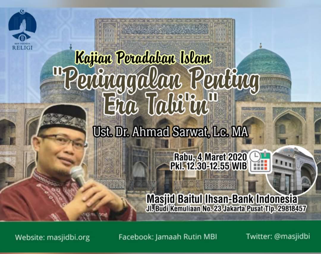 masjidbi's tweet photo. Kajian siang ini di @masjidbi: https://t.co/LT8IXWPM4A