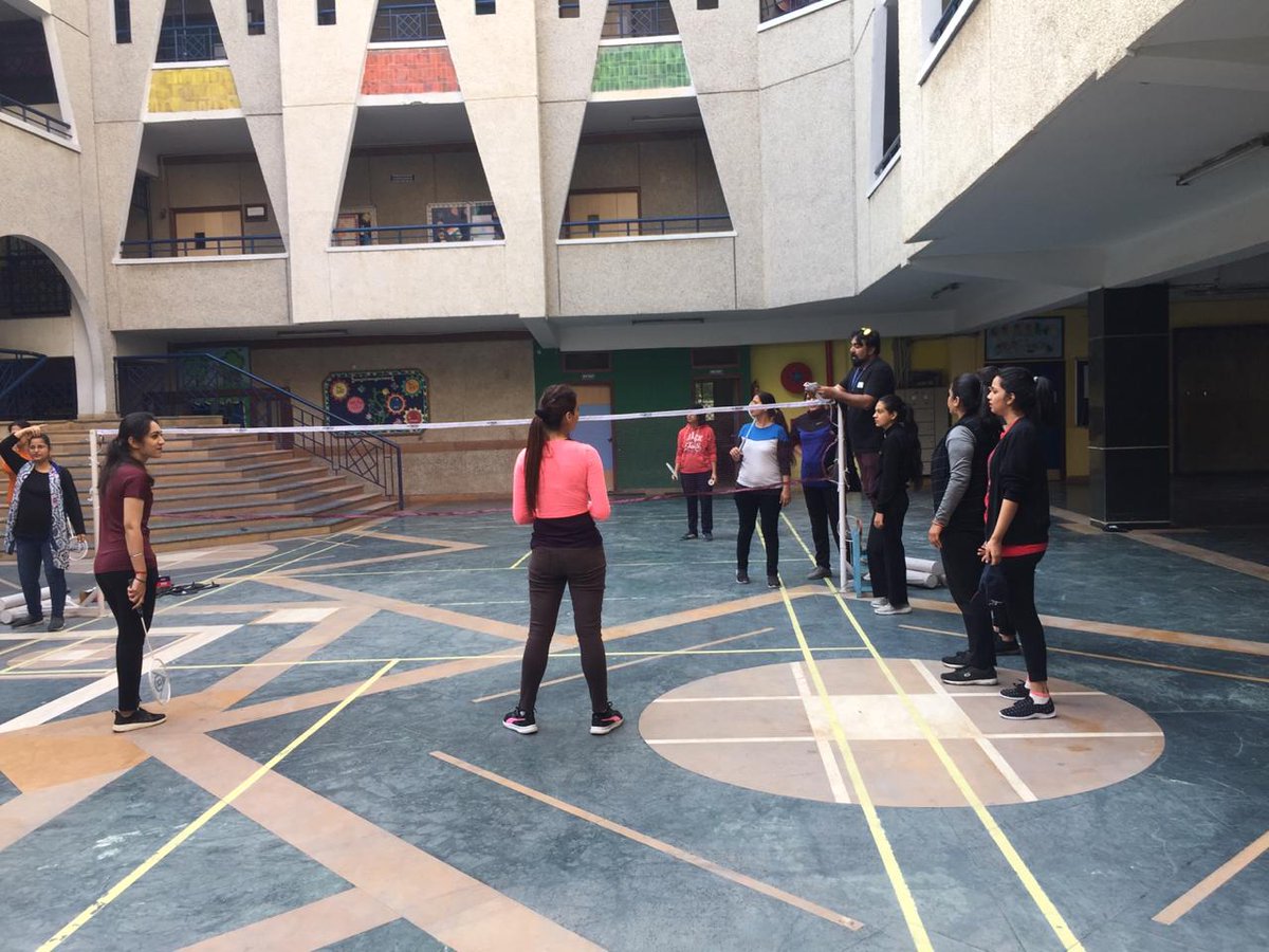 Gbnsrsecschool's tweet photo. GBN  heartily believes that a healthy mind resides in a healthy body. In order to keep up the spirit of sportsmanship and skipping away from mundane life, GBN  organised Staff Sports Day on 3rd March 2020.  #gbn #gbnsrsecschool21d #staffsportsday https://t.co/EsDQ5MkHLx