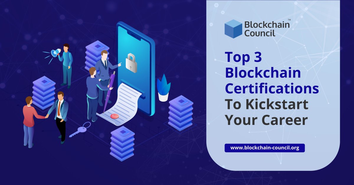 ECarler's tweet image. TOP 3 BLOCKCHAIN CERTIFICATIONS TO KICKSTART YOUR CAREER
bit.ly/2uUSMXG
#blockchaincertifications #blockchaintechnology #blockchainexpert #blockchain #blockchaincareer #blockchainjob