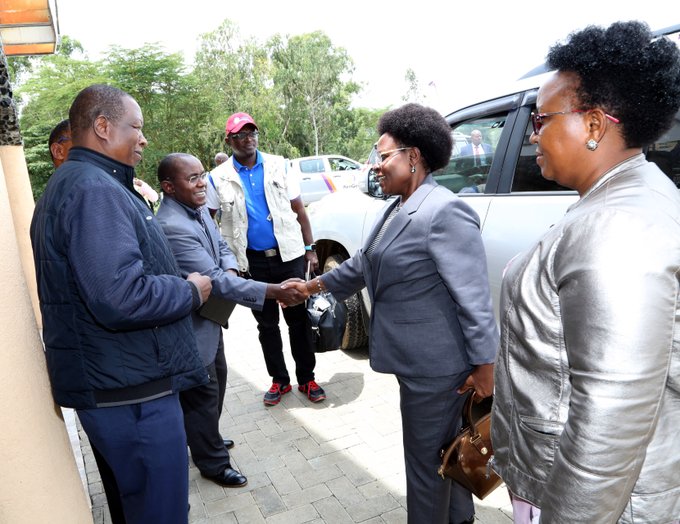 UEGCL (@uegclofficial) on Twitter photo A high-level delegation led by <a href="/DrKitutu/">Dr. Mary Goretti Kitutu</a> - Uganda’s Cabinet Minister of Energy accompanied by representatives of the ministry & UEGCL are on a 2-day benchmarking visit to some of the plants operated by <a href="/KenGenKenya/">KenGenKenya</a>. The team was welcomed by <a href="/rebecca_miano/">CS Rebecca Miano, EGH</a> - CEO, Kengen. A high-level delegation led by <a href="/DrKitutu/">Dr. Mary Goretti Kitutu</a> - Uganda’s Cabinet Minister of Energy accompanied by representatives of the ministry & UEGCL are on a 2-day benchmarking visit to some of the plants operated by <a href="/KenGenKenya/">KenGenKenya</a>. The team was welcomed by <a href="/rebecca_miano/">CS Rebecca Miano, EGH</a> - CEO, Kengen.