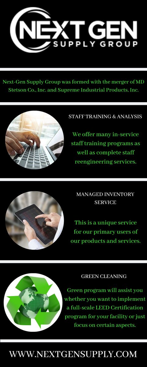 Our knowledgeable customer support team will tailor solutions to best meet your needs.  
Read More: nextgensupply.com