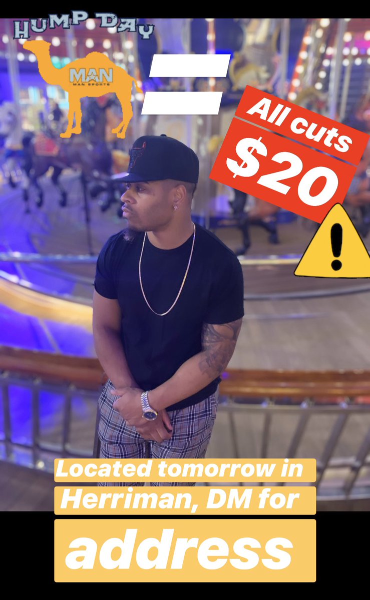 empire_styles's tweet photo. With the week half way over make sure you treat yourself for hump day with a $20 cut!! 🐫 

Click link below to book 👇🏾👇🏾👇🏾 

https://t.co/CYWZYH6erL https://t.co/8ik2FZMVZU