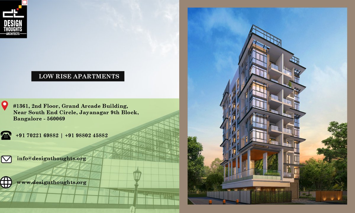 designthoughts2's tweet photo. We believe apartment living can be made interesting and excited. We are very happy to provide stylish and unique design concepts.
#archdaily #apartment #apartmentliving #architecture #architect #BBB20 #coronavirusindia #designthoughtsarchitects #CoronaAlert
#bangalore #India https://t.co/g8EFdaOMbv