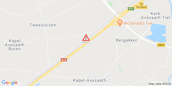 Melding ongeval Wadenoijen