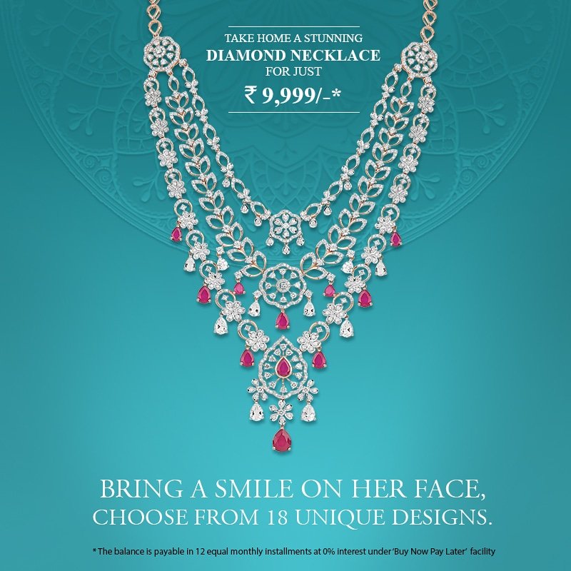 ORRAJewellery's tweet photo. Astra collection at just Rs. 9,999 with 18 stunning designs that will bring out her inner beauty.

#ORRADiamonds #ORRAJewellery #DiamondJewellery #AstraCollection https://t.co/IcLqYOGVXk