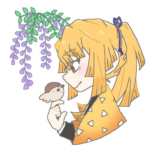 ふたまる🥑さんがTwitterに投稿した我妻善逸(鬼滅の刃)のイラスト。