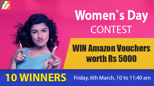 bharatmatrimony's tweet photo. #ContestAlert WIN Amazon Vouchers worth Rs 5000. #WomensDay2020 Contest starts 10 am Friday, 6th March follow us &amp; RT  #contest #contestalertindia #WomensDay #womensdaycontest https://t.co/jaNfO7FeXi