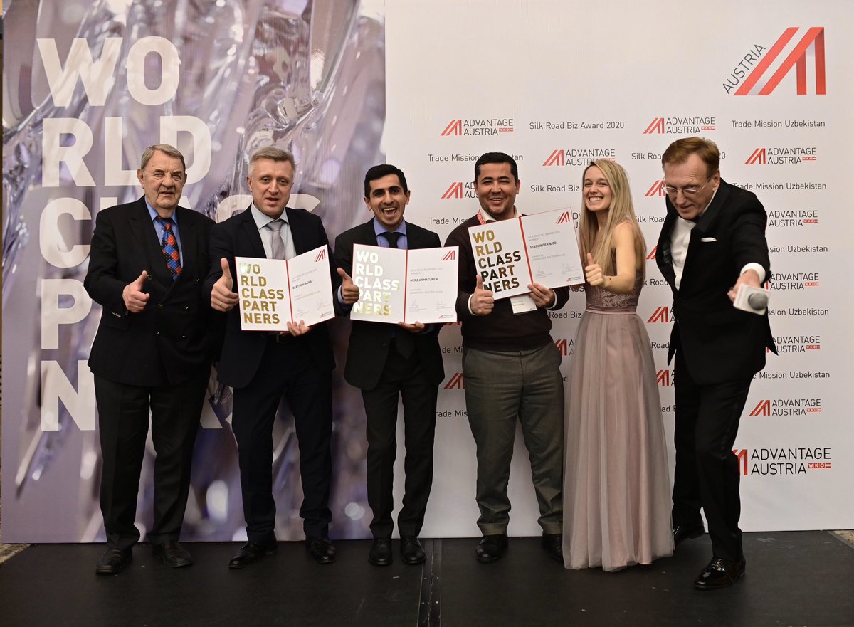 RudolfThaler's tweet photo. Die Gewinner des #SilkRoadBizAward 2020 sind Unternehmen aus #Wien #HerzArmaturen #Starlinger und #Vorarlberg #BERTSCHlaska. Wir gratulieren den Botschaftern österreichischer #Innovation sehr herzlich @wko_aw @WKOe https://t.co/2RGLgScBwQ