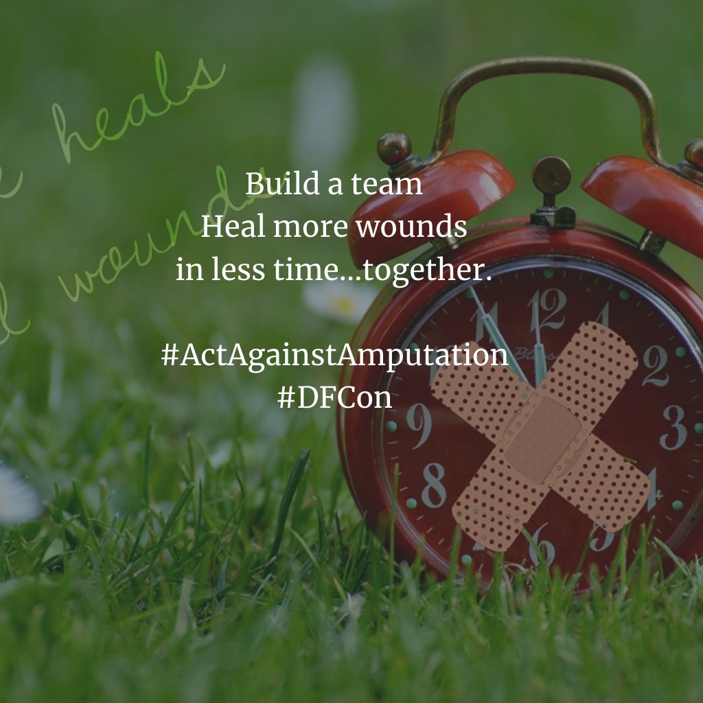 DGArmstrong's tweet photo. Build a team. Heal wounds in less time. Together. #DFCon20 #ActAgainstAmputation #DiabeticFoot #ToeFlowandGo https://t.co/FUjFoTXhUo https://t.co/0CMgYFqccp