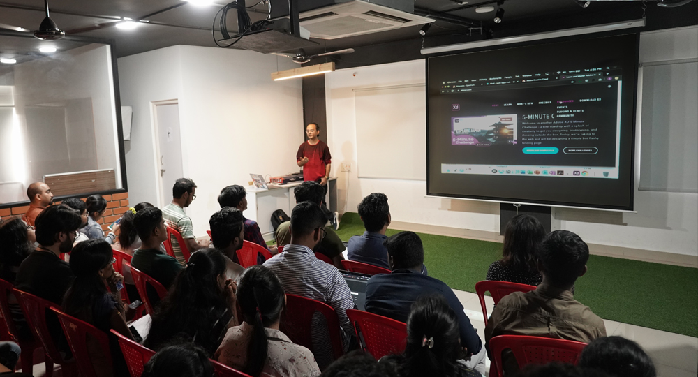 lollypop_studio's tweet photo. Shandar Junaid from Adobe XD conducted an amazing session on Design Systems at Lollypop Bangalore office.
@adobe @adobeindia
#adobexd #adobe #xd #designsystem #designers #uiux #uitool #uxtool #prototypingtool #lollypop #design #lollypopdesign https://t.co/4YdYAgZH01