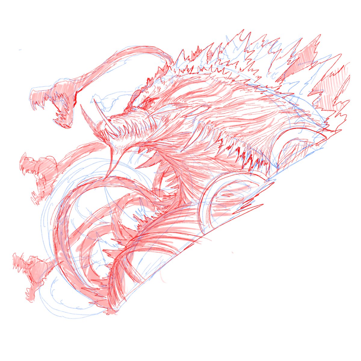 MackAttackArt's tweet photo. Iโm trying catch upon #monstermarch2020 .
Day 1 - #godzilla is done
Day 2 - #angurius WIP
Day 3 - #biollante WIP .
.
#drawing #graphicart #instart #christianmack_art #kaiju #monster #Dragons #anime #giantmonster #monster #gojira #tokyokingdom #legendary #toho
#KJMM2020 https://t.co/7nEBqWZZI2