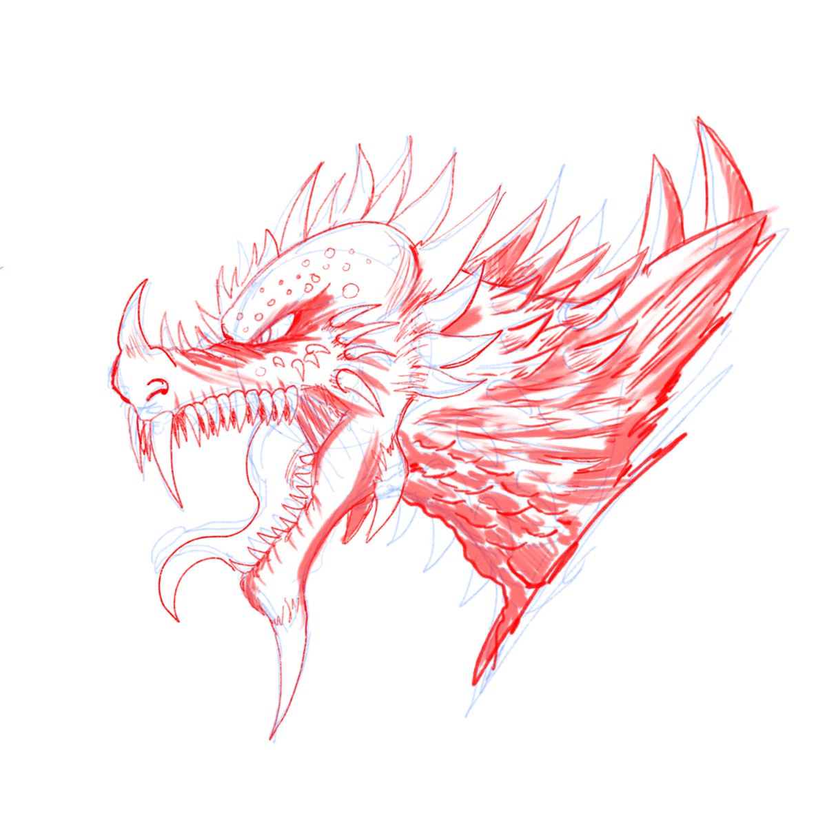 MackAttackArt's tweet photo. Iโm trying catch upon #monstermarch2020 .
Day 1 - #godzilla is done
Day 2 - #angurius WIP
Day 3 - #biollante WIP .
.
#drawing #graphicart #instart #christianmack_art #kaiju #monster #Dragons #anime #giantmonster #monster #gojira #tokyokingdom #legendary #toho
#KJMM2020 https://t.co/7nEBqWZZI2